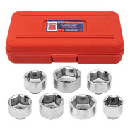 Головки для откручивания масляных фильтров, набор 7пр. (крышки)  ...Forsage F-61920С