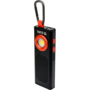 Фонарик светодиодный (5W, 500lm, 3.7V, 2000mAh, USB, IP54, IK07)   YATO YT-08557