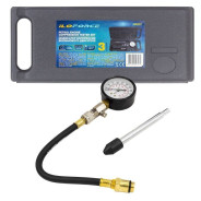 Индикатор компрессии бензинового двигателя Profi (0-21Bar, М14, М18 + жесткий прижимной адаптер-пере...ILOforce IF-903G7