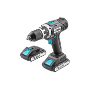 Дрель-шуруповерт аккумуляторная, 18В, 2АКБ 2,0 А/ч, 1500 об.мин,  TESLA TCD182DC...Tesla 621377