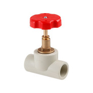 Вентиль ПП в сборе 25х90, серый  РосТурПласт 15524