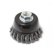 Кордщетка чашеобразная стальная витая для УШМ 75 мм.  Rock FORCE RF-BWC103