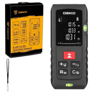 Дальномер лазерный , 70 м; точность 2 мм; питание AAA, 2x1,5 В, DEKO R-LRE110-70m...Deko 083-3600