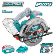 Пила циркулярная, 20В, 1АКБ 4,0 А/ч,  диск 185 мм,  TSLI18511TOTAL 