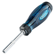 Отвертка реверсивная с удлинителем, трещотка 72 зуба, 12 шт., сталь S2  ...Gross 11603