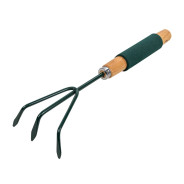 Рыхлитель 3-зубый для почвы с деревянной рукояткой  WMC TOOLS WMC-TG2104020-L