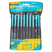 Набор надфилей разнопрофильных 140мм, 10пр.  ILOforce IF-6163