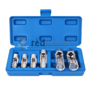 Набор головок разрезных 3/8" 1/2", 6пр. (10, 11, 12, 14, 17, 19мм), в кейсе  ...Rock FORCE RF-4011056
