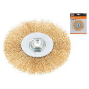 Щетка дисковая гофр.125mm/M14 (плоская, для УШМ, в блистере)  ...GEPARD GP0892-125