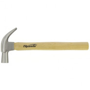 Молоток-гвоздодер, 450 г, боек 27 mm, деревянная рукоятка  Sparta 104205