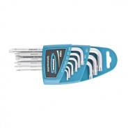 Набор ключей имбусовых TORX-TT, 9 шт: T10-T50, удлиненные, S2, сатинированные  ...Gross 16407