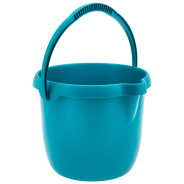 Ведро пластмассовое круглое 12 л, бирюзовое PALISAD PALISAD HOME 929575