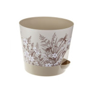 Кашпо НИКА ДЕКО 0.8л с прикорневым поливом (нарциссы)  IDEA М3076