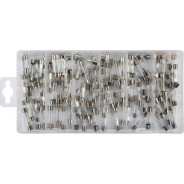 Автомобильные стеклянные предохранители 5-30А (набор 120шт)  ...YATO YT-83130