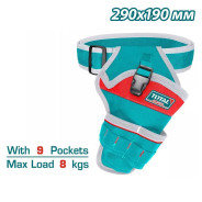 Сумка на пояс для инструментов 290х190 мм  TOTAL THT16P30125