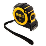 Рулетка 3м х 16мм, автоматич. фиксац., нейлон. покрытие, магнит. зацеп, двухстор. разметка  ...DENZEL 31520