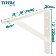 Кронштейн для полок 330 x 500 мм  TOTAL THDSB1320