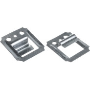 Кляймер №5 оцинкованный с гвоздями, 100шт.  Сибртех 46575