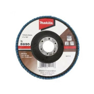 Круг лепестковый шлифовальный 125x22.23 мм, Z80, стекловолокно, угловой  ...MAKITA D-63806