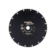Круг карбид вольфрама отрезной 230x22 mm для дерева Super Wood (Не боится гвоздей)  ...HILBERG 530230