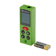 Лазерный дальномер PM-40, 40 м, с пузырьковым уровнем  Сибртех 38010