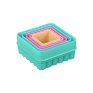 Формочки для печенья "Квадрат", 5 шт., 4-8 см  MARMITON 17257