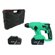 Перфоратор аккумуляторный, 20В, 2АКБ 4,0 Ач, 3000 уд/мин,  Destroyer SET 2...Zitrek 063-4069