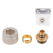 Евроконус (адаптер) 16(2.0)х3/4 для трубы многослойной HEAVY  AV Engineering AVE5301620