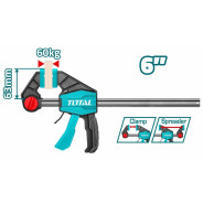 Струбцина пистолетная 63x150 мм  TOTAL THT1340601