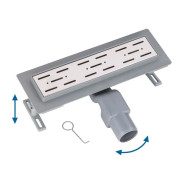 Сливной трап горизонтальный D 50, реш. нерж., сухой затвор, 65х300mm  ...AV Engineering AVE5016530