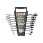 Набор ключей комбинированный 8-19мм, 11шт, трещоточных,  STARTUL PRO-7111