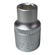 Головка торцевая 3/8" 6гр. 8мм L28мм CrV  H-D HD-3803