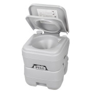 Биотуалет портативный пластмассовый(20л,высота посадочного места420мм,смыв-помпа)  ...WMC TOOLS WMC-PT20-2