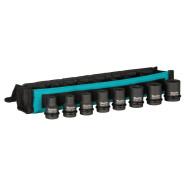 Набор ударных головок Impact Black 8-21 мм 1/2" (8 шт)  MAKITA E-16601