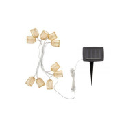 Светильник садовый на солнечной батарее "Каскад ночных лампад" LED 6 м (с выносной солнечн...LAMPER 602-240