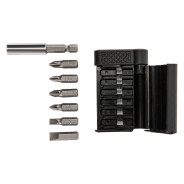 Набор бит, магнитный адаптер для бит, сталь 45Х, 7 предм., в пласт. боксе  ...Sparta 113945