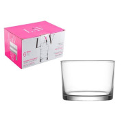 Набор стаканов, 6 шт., 240 мл, серия Bodega,  (Подходит так же в качестве креманки для подачи десерт...LAV LV-BDG384F