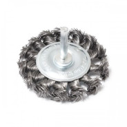 Кордщетка дисковая стальная витая для дрели 75мм, в блистере  ...Rock FORCE RF-BFR103