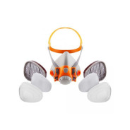 Полумаска 6500 с фильтрами 6510 А1 с предфильтрами и с держателями Jeta Safety (комплект) (р-р М, дл...JETA SAFETY J-SET6500-M