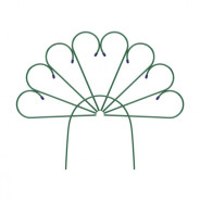 Заборчик садово-парковый, веерный, 0.7х0.9 м  65043