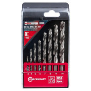 Сверла по металлу, набор 8пр. 3-10мм  FORCEKRAFT FK-DBS08