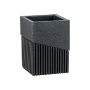 Стакан ELEMENT, черный (Материал: НАТУРАЛЬНЫЙ КАМЕНЬ, полирезин)  ...PERFECTO LINEA 35-618303