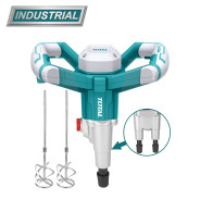 Миксер 1800Вт, М14, 2 скор., 180-650об/мин,  TOTAL TD616006