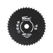 Диск пильный по металлу 89x10 мм, 80 зуб., HS S080 M в блистере,  WORTEX HSS080M00009