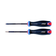 Отвертки PH2x100мм + SL1.2x6.5x100мм, набор 2шт., Diamond-coated  H-D HD-25970