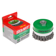 Щетка для шлифовальной машины "чашка" косичка 100mm усиленная  ...ВОЛАТ 81040-100