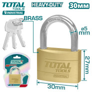 Замок навесной латунный 30мм  TOTAL TLK32302