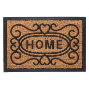 Коврик придверный кокосовый 40х60 см. "HOME"  PERFECTO LINEA 22-340602