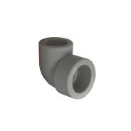 Колено ПП редукционный 25х20х90 серый  РосТурПласт 16112