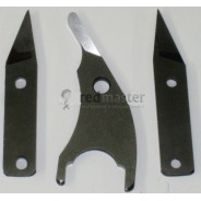 Ножи для ножниц 40-A2618, 40-F2618. Комплект из 3 штук (левое, центральное, правое).  ...Marten 41-18K